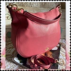 GORGEOUS PINK COACH ELLE HOBO BAG
